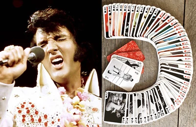 Playing Cards (Poker Deck 54 Cards) ELVIS PRESLEY Vintage Music Posters 111 - Image 1 of 4