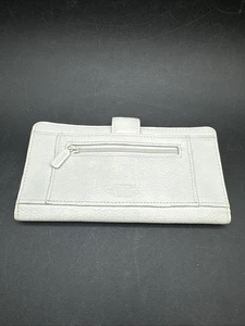 Portafoglio Buxton, pochette Buxton bianca, pochette Buxton multitasche bianca, Buxton donna - Foto 1 di 5