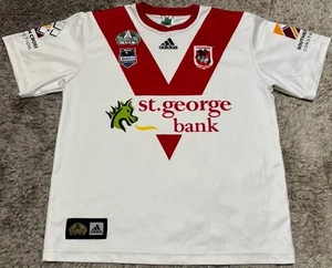 B123 Authentic St George Dragons 2008 Centenary Jersey NRL Australia Mens XL VGC - Picture 1 of 12