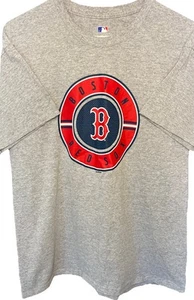 Boston Red Sox MLB Genuine Mens Size Large T Shirt Gray Boston Logo - Picture 1 of 13