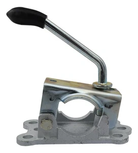 Klemmschelle Stützradhalter verstärkt Gussplatte für Rohr Ø 48mm Stützrad Stütze - Bild 1 von 7