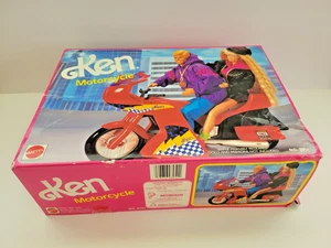 Mattel Barbie Ken Motocicleta Rojo No. 8051 Vintage 1992 nueva caja abierta - Imagen 1 de 6