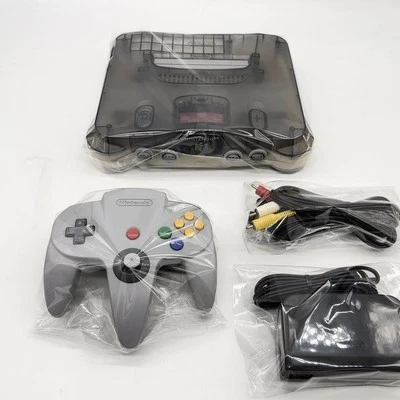 Nintendo 64 Konsole Clear Black JUSCO Limited Edition NUS-001 Controller gete... - Bild 1 von 4
