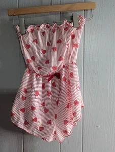Undercover Wear vintage one piece romper shorts sleepwear hearts womens Small - Bild 1 von 8