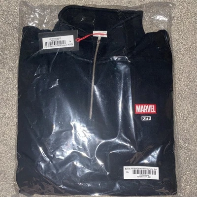 Marvel | Kith Wolverine Nelson Cuarto Cremallera Negro KHM034775-001 Talla XL Foto 1 de 4
