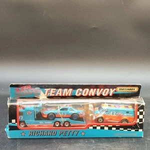 VTG. 1991 MB Richard Petty #43 STP 1/64 Scale Team Convoy NIB Die Cast - Picture 1 of 3