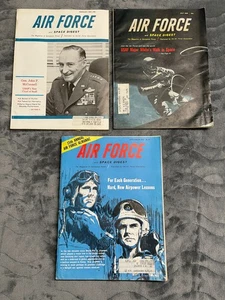 Air Force and Space Digest Magazine Lot of 3 Vintage 1965 - Picture 1 of 12