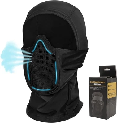 Balaclava Metal Mesh Mouth Protective Mask Tactical Paintball Mask for Men Women - Image 1 of 4