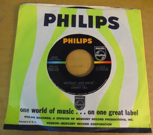 Johnny Sea - If It Wasn't for Hard Luck / Hitchin' + Hikin' (1965) Philips 45 EX - Picture 1 of 6