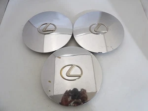 Set of 3 1993 1994 LEXUS LS400 Chrome After market Center Caps - Picture 1 of 11