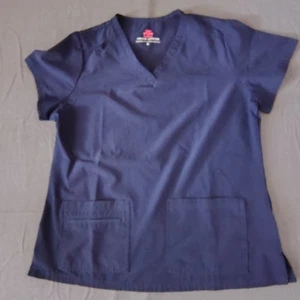Natural Uniforms Modern Fit Cool Stretch Scrub Woman's Size L Blue - Picture 1 of 5