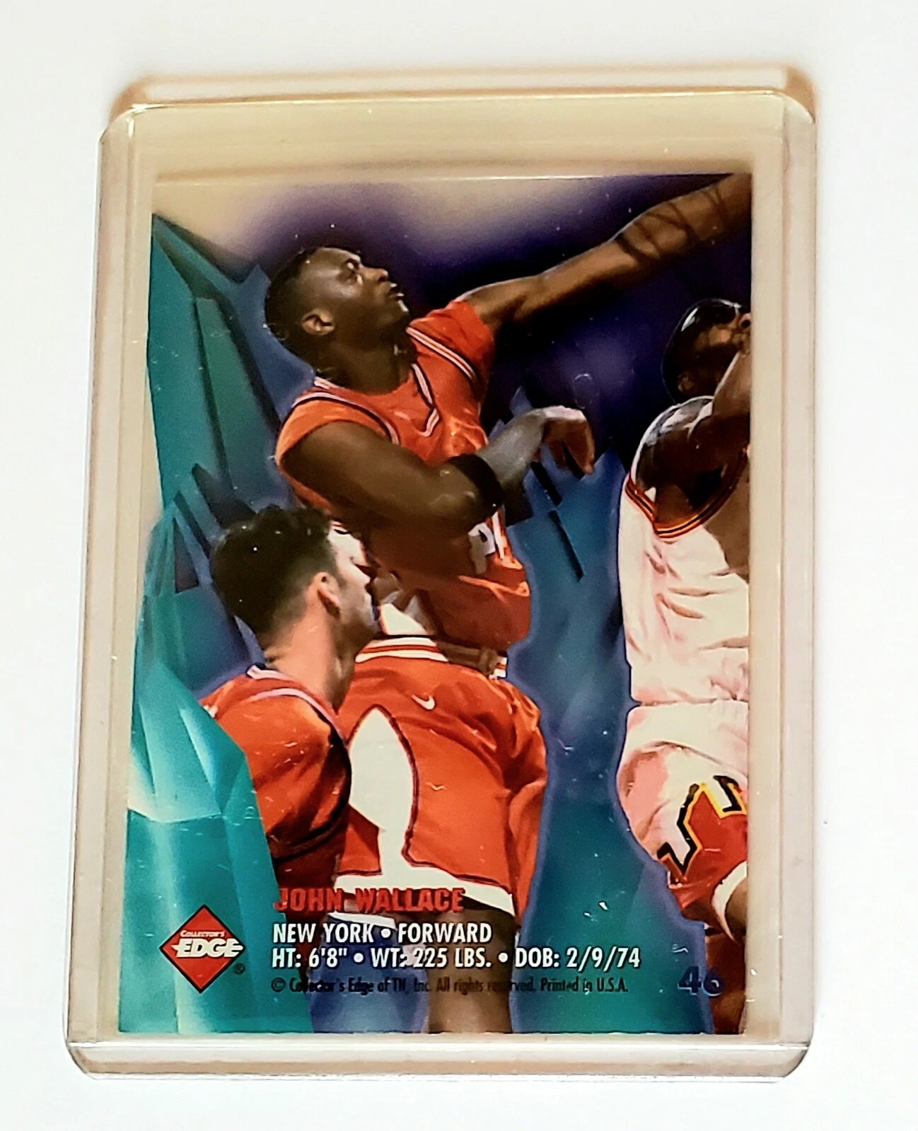 John Wallace 1996-97 Collector's Edge Ice Sculpture #46