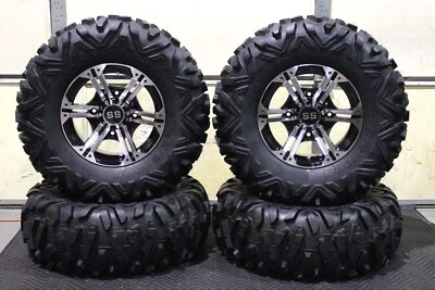 POLARIS RZR 900 S 30" BIGHORN RADIAL ATV TIRE & 14" VIPER M/B WHEEL KIT POL10K - Image 1 of 4