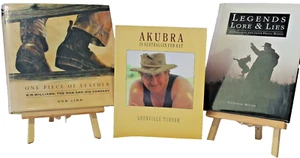 One Piece of Leather R. M. Williams, Drizza-Bone, Akubra Books x3 Australian Set - Picture 1 of 24
