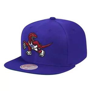 Toronto Raptors NBA Mitchell & Ness Team Ground Purple Snapback Hat Cap - Picture 1 of 2
