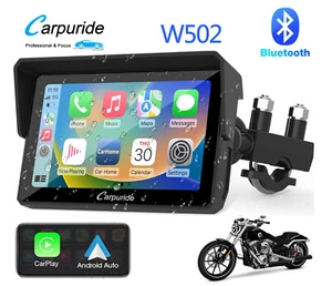 Carpuride W502 Wireless Apple CarPlay Android Auto Moto Radio Stereo Touchscreen - Picture 1 of 8