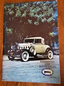 1972 Generator And Distributor Vintage Chevrolet Club Of America Magazine - Picture 1 of 4
