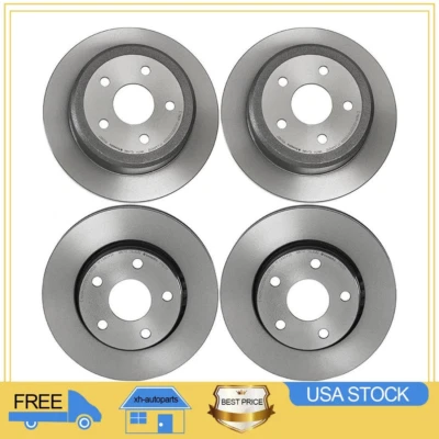 Подходит для комплекта передних и задних тормозных дисков Jeep Wrangler 2007 - 2014 2015 2016 2017 годов выпуска XH - Изображение 1 из 4