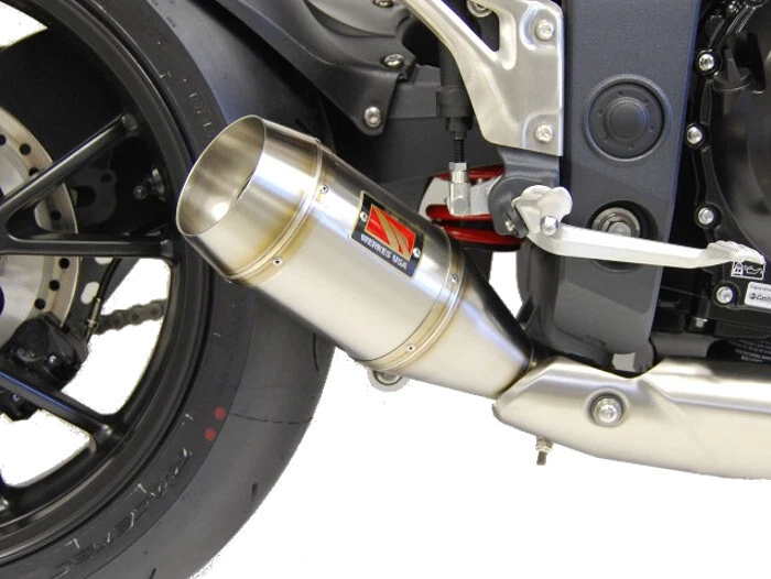 GP Slip On Exhaust Competition Werkes WT1051-S for 11-16 Triumph Speed Triple - Image 1 of 3