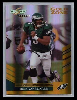2007 Score Select NFL #18 Donovan McNabb Gold Zone #/50 Philadelphia Eagles - Image 1 of 2