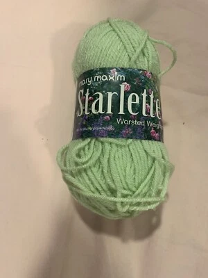 Mary Maxim Starlette Worsted Weight #600 Soring Green 1 Skein - Image 1 of 4