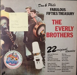 The Everyly Brothers Fabulous Fifties Treasury Vinyl Record VG/VG 6310300 1960 - Picture 1 of 2