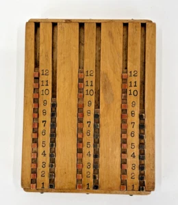 antike Anzeigetafel Zähltafel - Bild 1 von 15