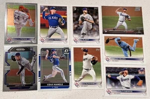 Texas Rangers Lot (9) Of Pitchers RC Topps Chrome, Stadium Club - Picture 1 of 2