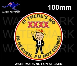 XXXX BEER HEAVEN STICKER - Bild 1 von 1
