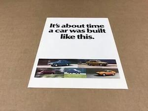 Vintage 1972 Saab Dealership Sales Brochure Booklet 99/96 Sedan Salesmen Dealers - Picture 1 of 7
