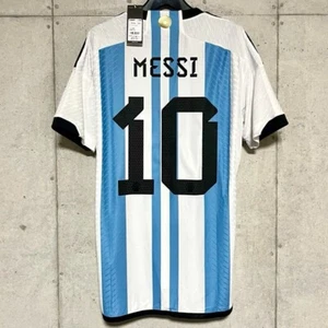 Lionel Messi Argentina #10 2022 WC Authentic Jersey adidas Size M w/ Champ Patch - Picture 1 of 20