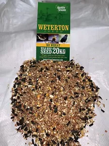 More details for wild bird feed seed mixture no wheat added feed food 20kg -free delivery