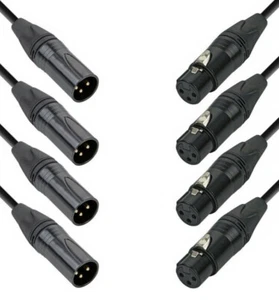 DG Systems - Multicore Audio / DMX 4 canali XLR su cavo Cat - Made in Italy - Picture 1 of 1