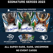 Topps Star Wars Card Trader Signature Series 2023 - All Rare Uncommon - No Event