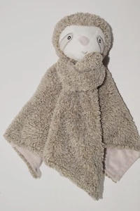 Carters Carter's Lovey Sloth coperta di sicurezza peluche giocattolo per bambini grigio smerigliato marrone - Foto 1 di 8