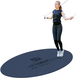 Jump Rope Mat Outdoor Indoor 63"x31" Non Slip Workout Exercise Mat, Shock Blue - Picture 1 of 7