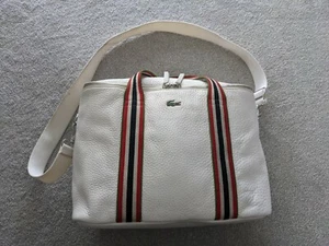 Leather Lacoste Bag. White - Picture 1 of 6