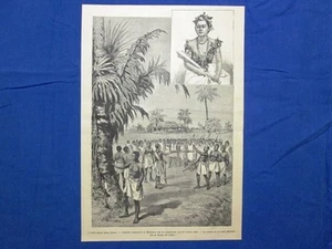 Die Fakten der Samoa-Inseln 1889: Indigene Partisanen von Mataafa - Bild 1 von 1