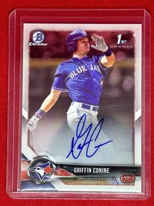 2018 Bowman Chrome 1st Auto Griffin Conine! 🔥 HOT! SDA-GC Blue Jays