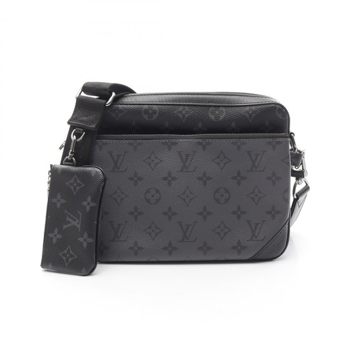 LOUIS VUITTON（LV） Borsa a tracolla Louis Vuitton Trio Messenger M69443 Monogram Eclipse Tela Grigio LV