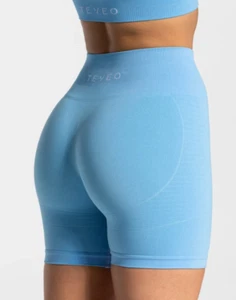 TEVEO Hose Sporthose Sportshorts Hotpants Shorts True Short babyblau XS/34 S/36 - Bild 1 von 8
