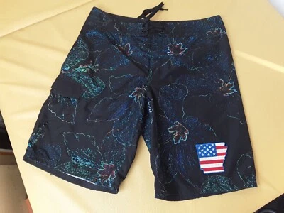 (No 2388) MOSSIMO размер S M США бренд флаг команды мужчин доска шорты серфинга купальный костюм 1 - Изображение 1 из 4