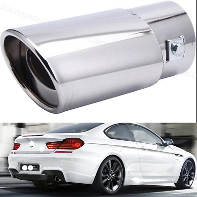 For BMW 640i 650i Exhaust Pipe Rear Tail Muffler Chrome Stainless Steel Tip Foto 1 de 4