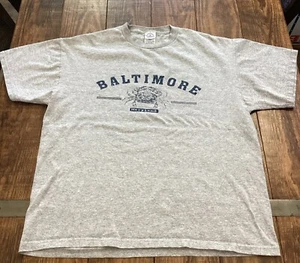 Vintage Baltimore Maryland T Shirt 2000's Crab Logo distressed look - Picture 1 of 4