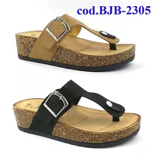 SCARPE DONNA INFRADITO SANDALI CIABATTE ZOCCOLI PLATEAU Plantare ZEPPA ALTA 5cm - Foto 1 di 20