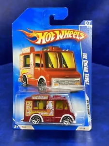 Hot Wheels HW City Works 2009 Ice Cream Truck Food Truck Red Cute Graphics - Picture 1 of 13