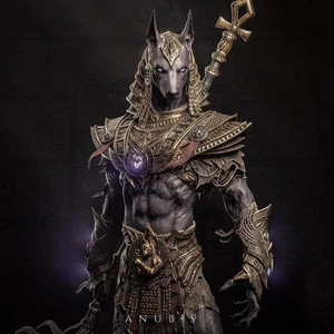 1:12 Egyptian God of Funerary Rites, Anubis | Resin Garage Kit Sculpture Anime V - Picture 1 of 9