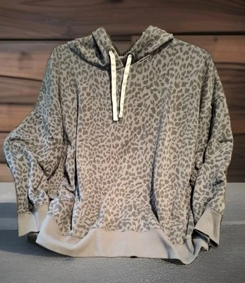 Buffalo David Bitton Hoodie Size 2X, Purple Animal Print, Pockets, Soft & Comfy - Image 1 of 4