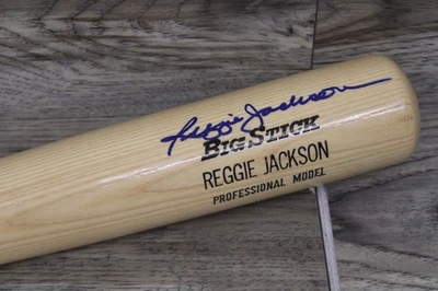 Bate de béisbol Big Stick autografiado por Reggie Jackson New York Yankees Foto 1 de 2