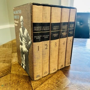 Sigmund Freud Collected Papers Box Set Vol. 1-5 1st American Print 1959 - Foto 1 di 10